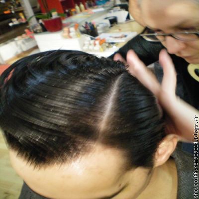 Préparation par géraldine coiffure collection homme printemps-été 2009